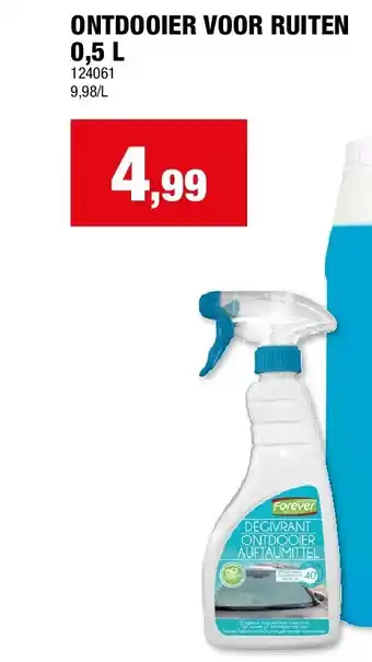 Hubo ONTDOOIER VOOR RUITEN 0,5 L aanbieding