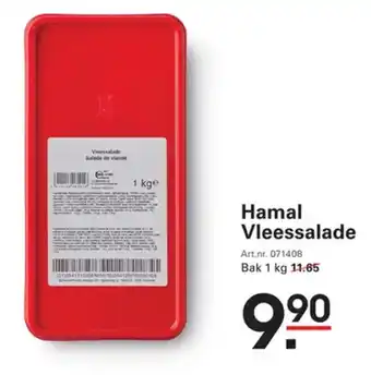 Sligro Hamal vleessalade aanbieding