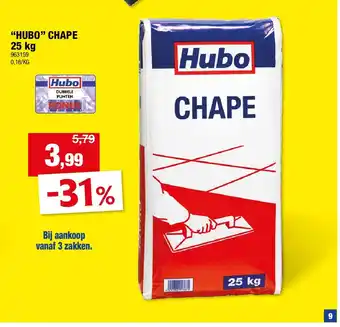 Hubo “HUBO” CHAPE 25 kg aanbieding