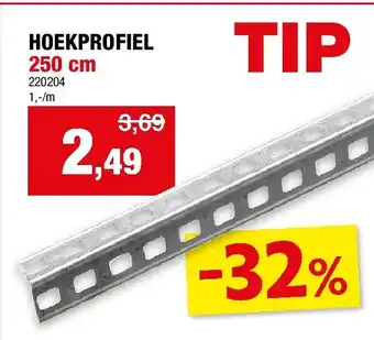 Hubo HOEKPROFIEL aanbieding