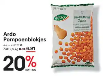 Sligro Ardo pompoenblokjes aanbieding