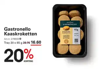 Sligro Gastronello kaaskroketten aanbieding