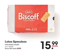 Sligro Lotus Speculoos aanbieding