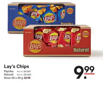 Sligro Lay's chips aanbieding