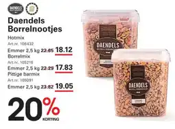 Sligro Daendels borrelnootjes aanbieding