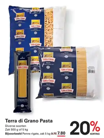 Sligro Terra di grano pasta aanbieding