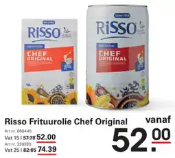 Sligro Risso frituurolie chef original aanbieding