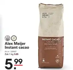 Sligro Alex meijer instant cacao aanbieding