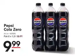 Sligro Pepsi cola zero aanbieding