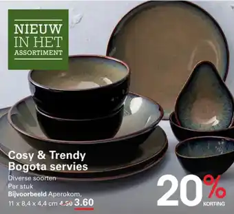 Sligro Cosy & trendy bogota servies aanbieding