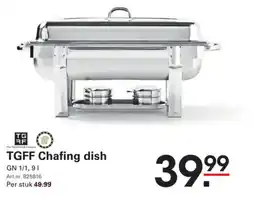 Sligro TGFF Chafing dish aanbieding