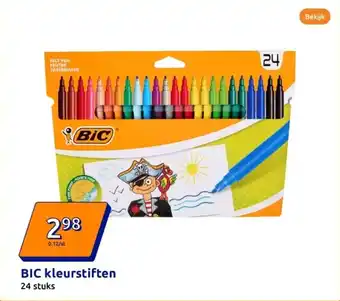 Action BIC kleurstiften aanbieding