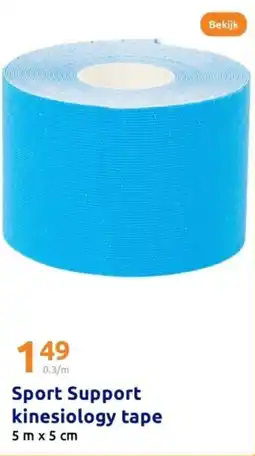 Action Sport support kinesiology tape aanbieding