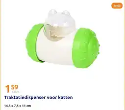 Action Traktatiedispenser voor katten aanbieding