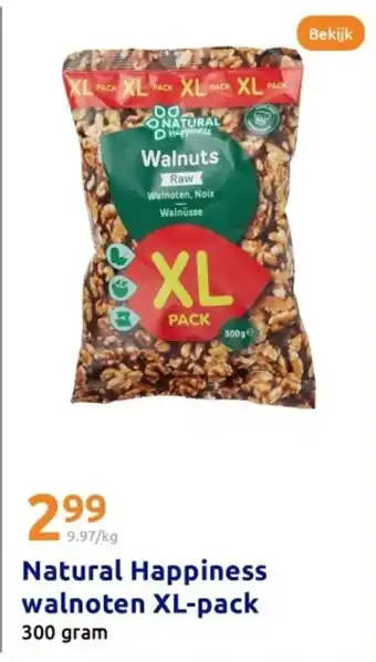 Action Natural happiness walnoten XL-pack aanbieding