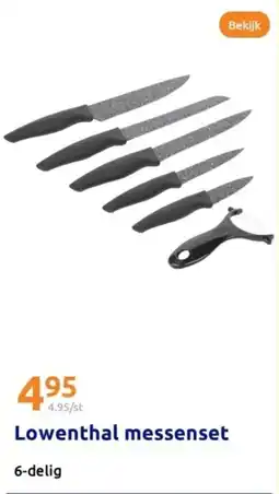 Action Lowenthal messenset aanbieding