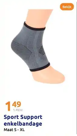 Action Sport support enkelbandage aanbieding