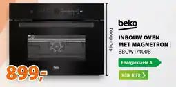 Expert Inbouw oven met magnetron BBCW17400B aanbieding