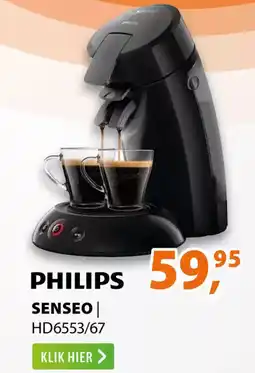 Expert Philips senseo HD6553/67 aanbieding