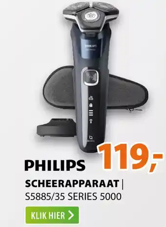 Expert Philips scheerapparaat   S5885/35 SERIES 5000 aanbieding