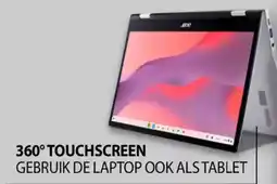 Expert 360° touchscreen gebruik de laptop ook als tablet aanbieding