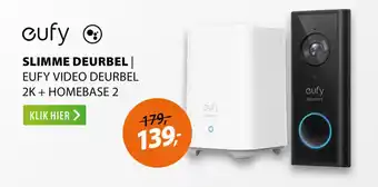 Expert Slimme deurbel eufy video deurbel 2K+ homebase 2 aanbieding