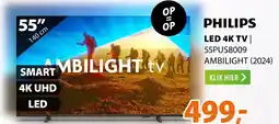 Expert Philips LED 4K TV 55PUS8009 ambilight aanbieding