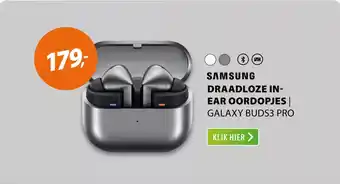 Expert Samsung draadloze in ear oordopjes galaxy buds3 pro aanbieding