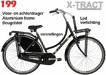 iTEK Voor- en achterdrager aluminium frame beugelslot aanbieding