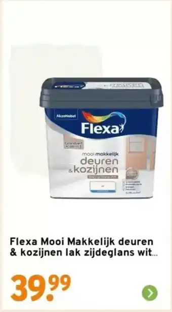 GAMMA Flexa Mooi Makkelijk deuren & kozijnen lak zijdeglans wit aanbieding