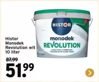 GAMMA Histor Monodek Revolution wit aanbieding