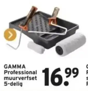 GAMMA GAMMA Professional muurverfset 5-delig aanbieding