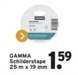 GAMMA GAMMA Schilderstape aanbieding