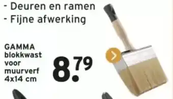 GAMMA GAMMA blokkwast voor muurverf aanbieding