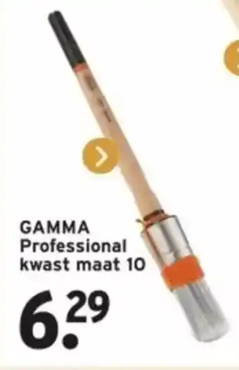 GAMMA GAMMA Professional kwast maat 10 aanbieding