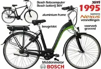 iTEK Bosch fietscomputer bosch batterij aanbieding