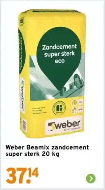 GAMMA Weber Beamix zandcement super sterk aanbieding