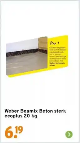 GAMMA Weber Beamix Beton sterk ecoplus aanbieding