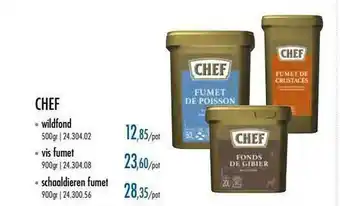 Horeca totaal Chef aanbieding