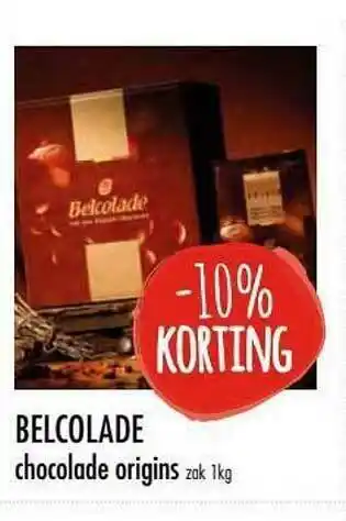Horeca totaal Belcolade Chocolade Origins aanbieding