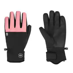 Decathlon Heren en Dames Wintersport Snowboard en ski winterhandschoenen Voss Pink Zwart aanbieding