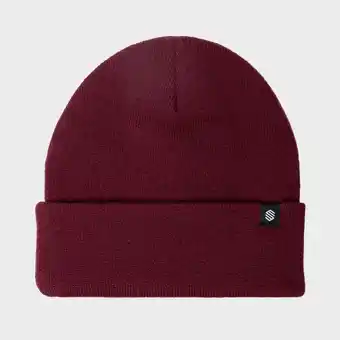 Decathlon Heren en Dames Wintersport Wintermuts Snowflake Maroon SIROKO Bordeaux aanbieding