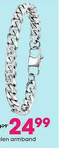 Lucardi Stalen Armband aanbieding