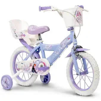 Decathlon Huffy Disney Frozen 14 Meisjesfiets met Mandje en Poppenzitje, Leeftijd 4-6 aanbieding