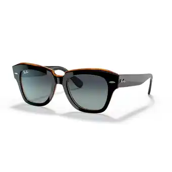 Decathlon Ray Ban RB2186 Satate Street zwarte zonnebril aanbieding