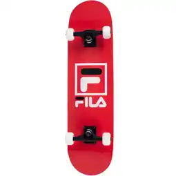 Decathlon Fila 8 Complete Skateboard in Rood aanbieding