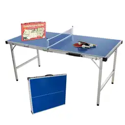 Decathlon Tafeltennis set voor kinderen - incl. spel collectie – 150 x 67 x 71 cm aanbieding