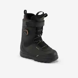 Decathlon Snowboardboots voor dames ALLROAD 500 draaiknop medium flex zwart aanbieding