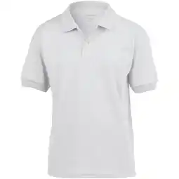 Decathlon DryBlend Childrens Unisex Jersey Polo Shirt (Wit) aanbieding