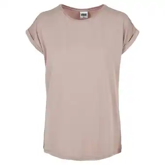 Decathlon Dames Modal Verlengd Schouder Tshirt (Schemerroos) aanbieding